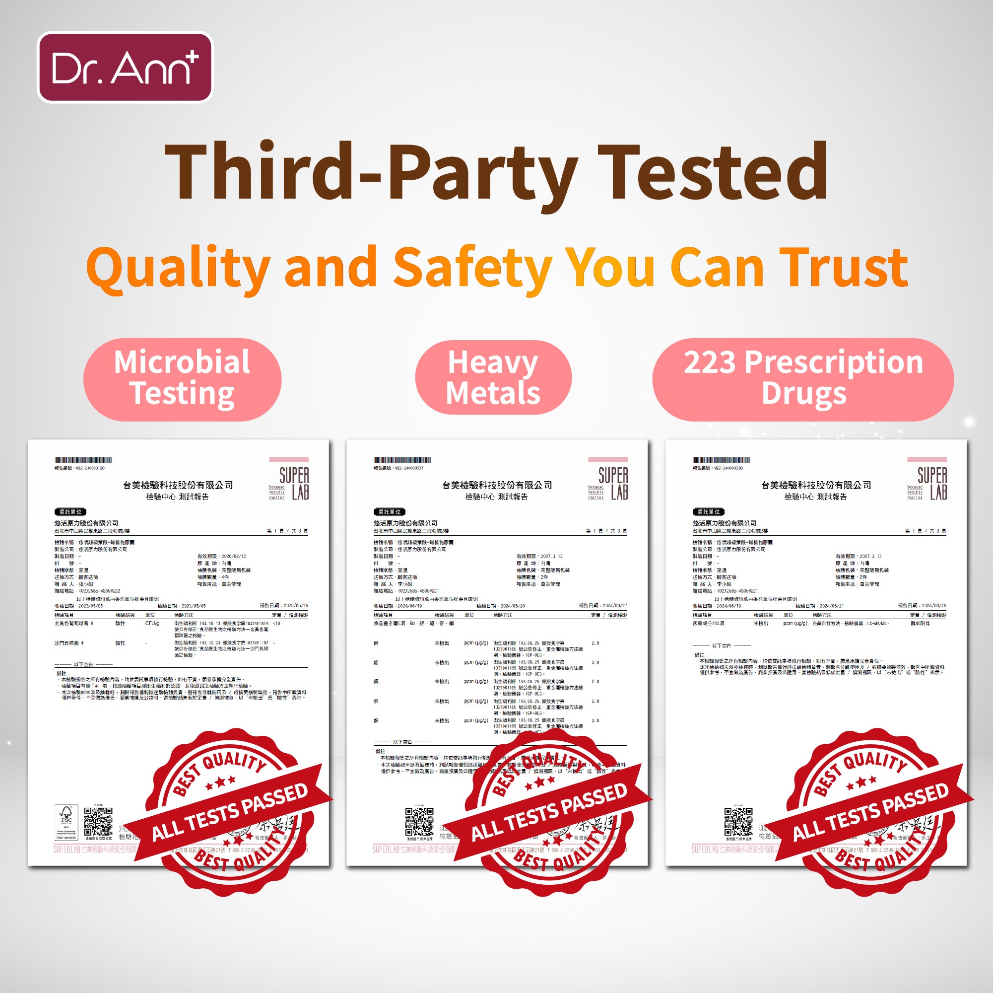 Dr. Ann Folic Acid - 60 Capsules