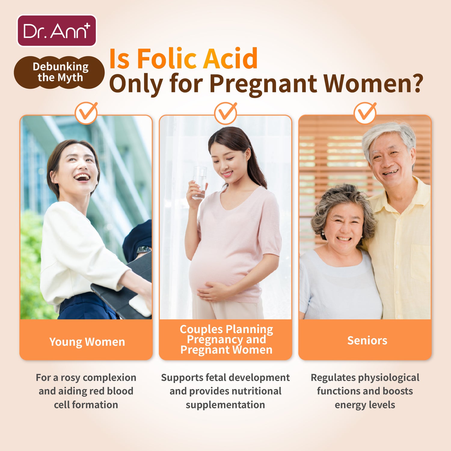 Dr. Ann Folic Acid - 60 Capsules