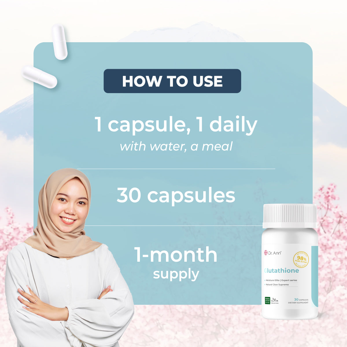 Dr. Ann Glutathione - 30 Capsules