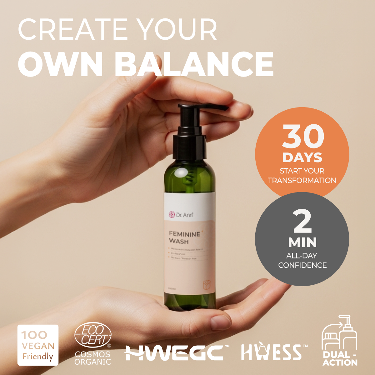 Dr. Ann Feminine Wash - 150ml