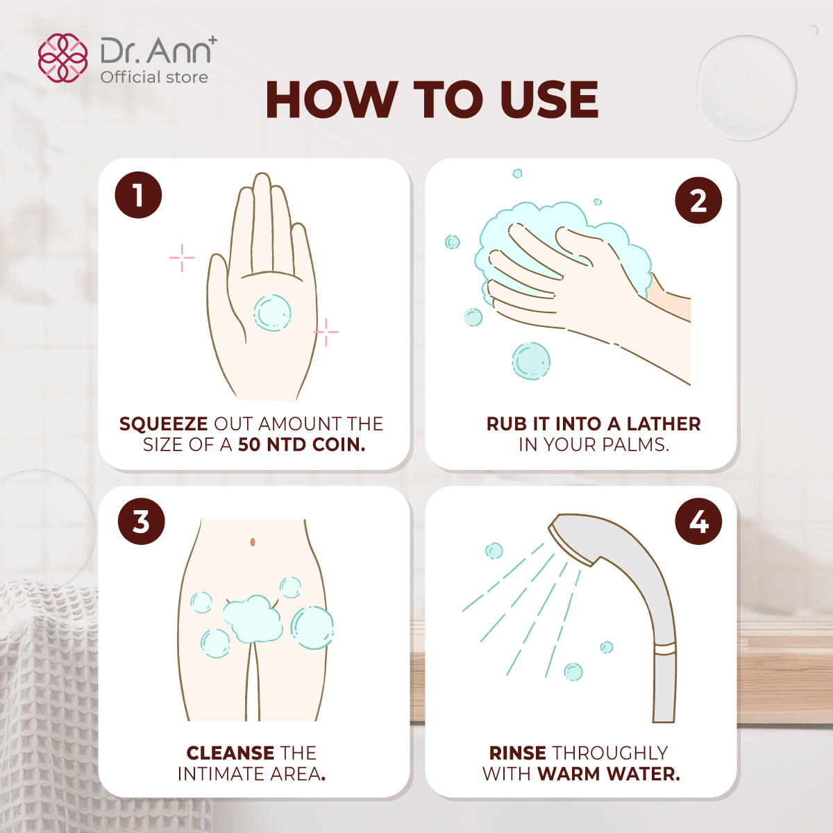 Dr. Ann Feminine Wash - 150ml