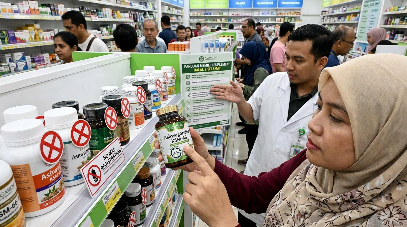 How to Choose an Ashwagandha Supplement in Malaysia: Halal Signals, Labels, and Red Flags