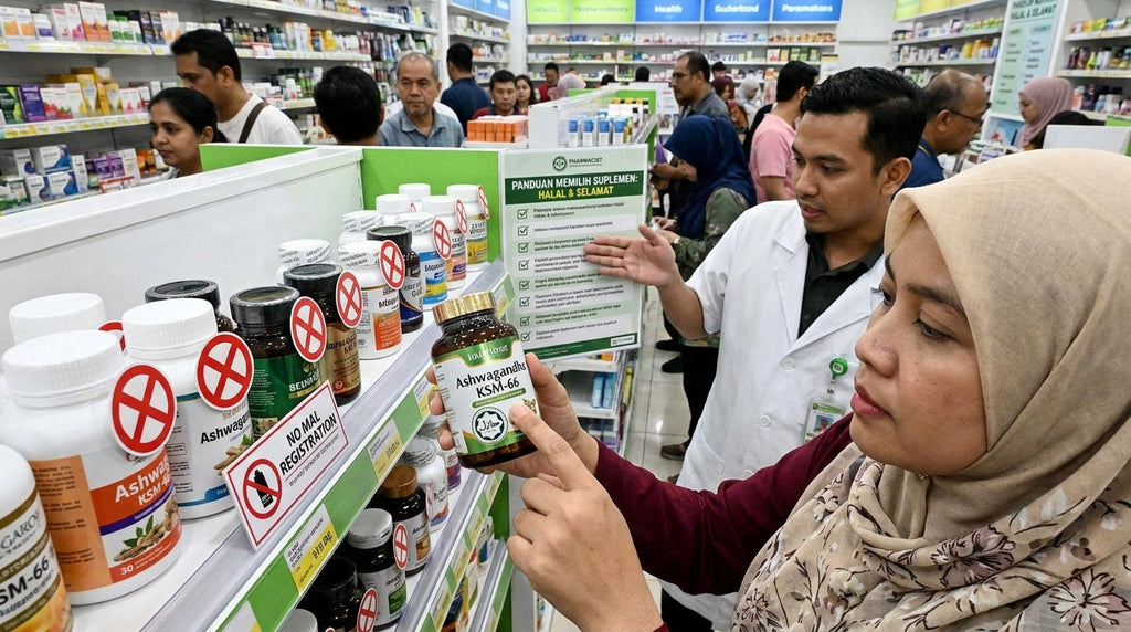 How to Choose an Ashwagandha Supplement in Malaysia: Halal Signals, Labels, and Red Flags