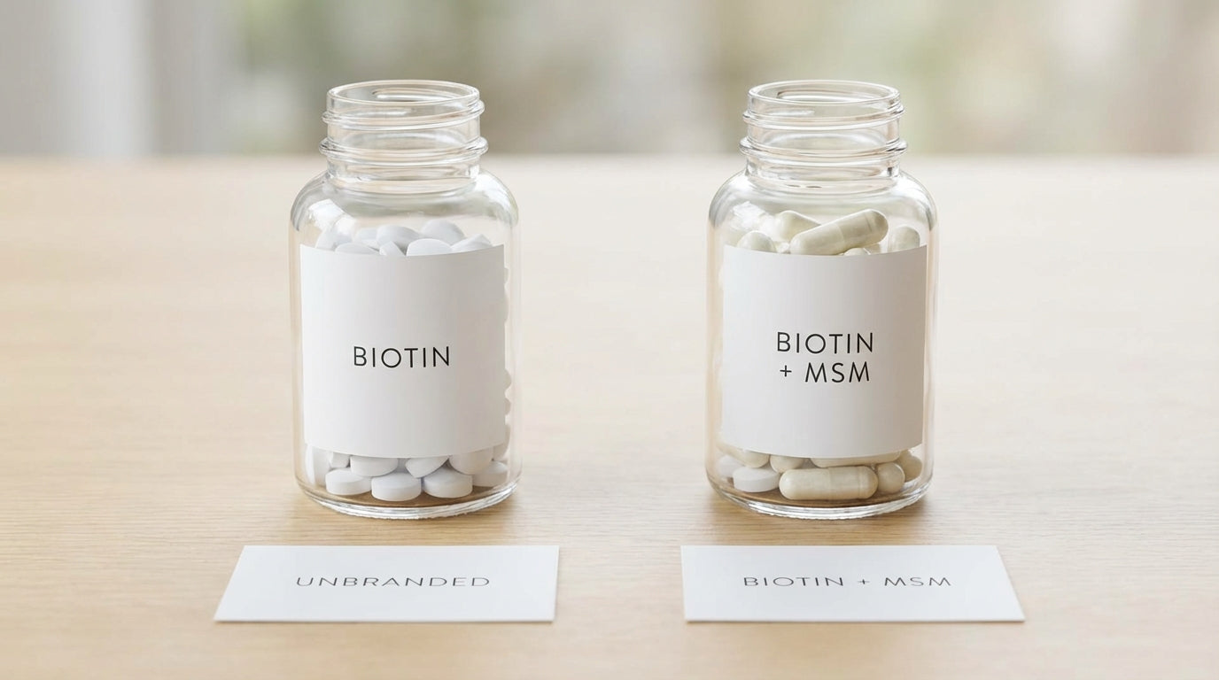 Biotin vs Biotin + MSM for Hair Support: How to Choose