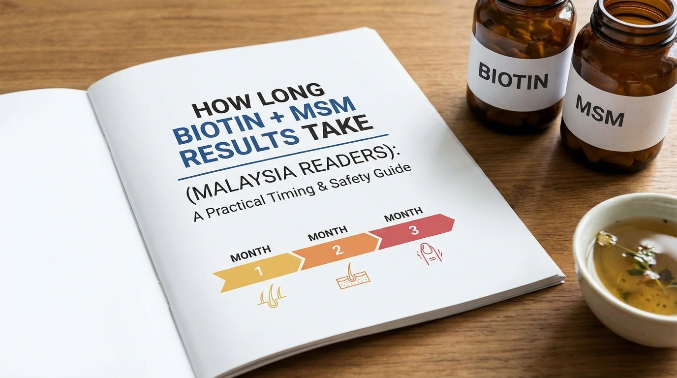 How Long Biotin + MSM Results Take (Malaysia Readers): A Practical Timing & Safety Guide