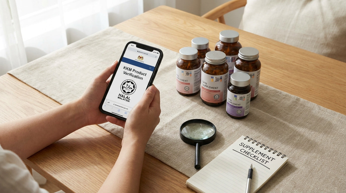 How to Verify KKM and Halal Status for Your Skin Supplements