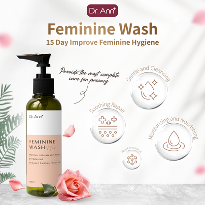 [ NEW ] Dr. Ann Feminine Wash 150ml - ROSE