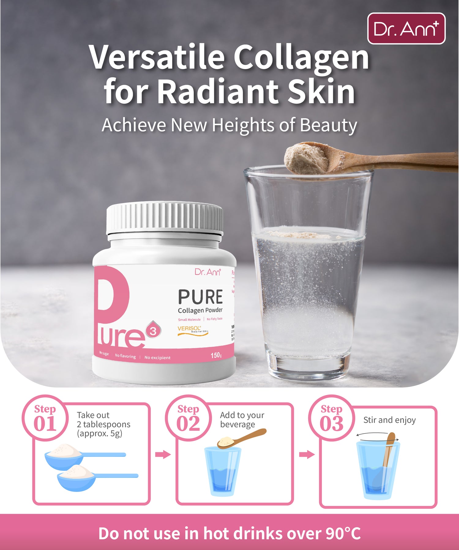 Pure Collagen nourishing essence 5000mg 150g