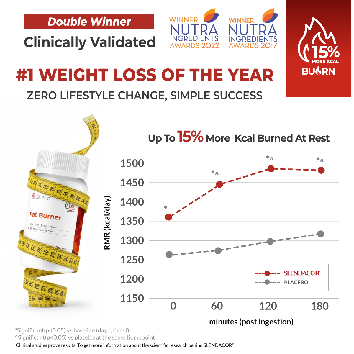 Dr. Ann Fat Burner Slimming Supplement for Weight Loss - 30 Capsules