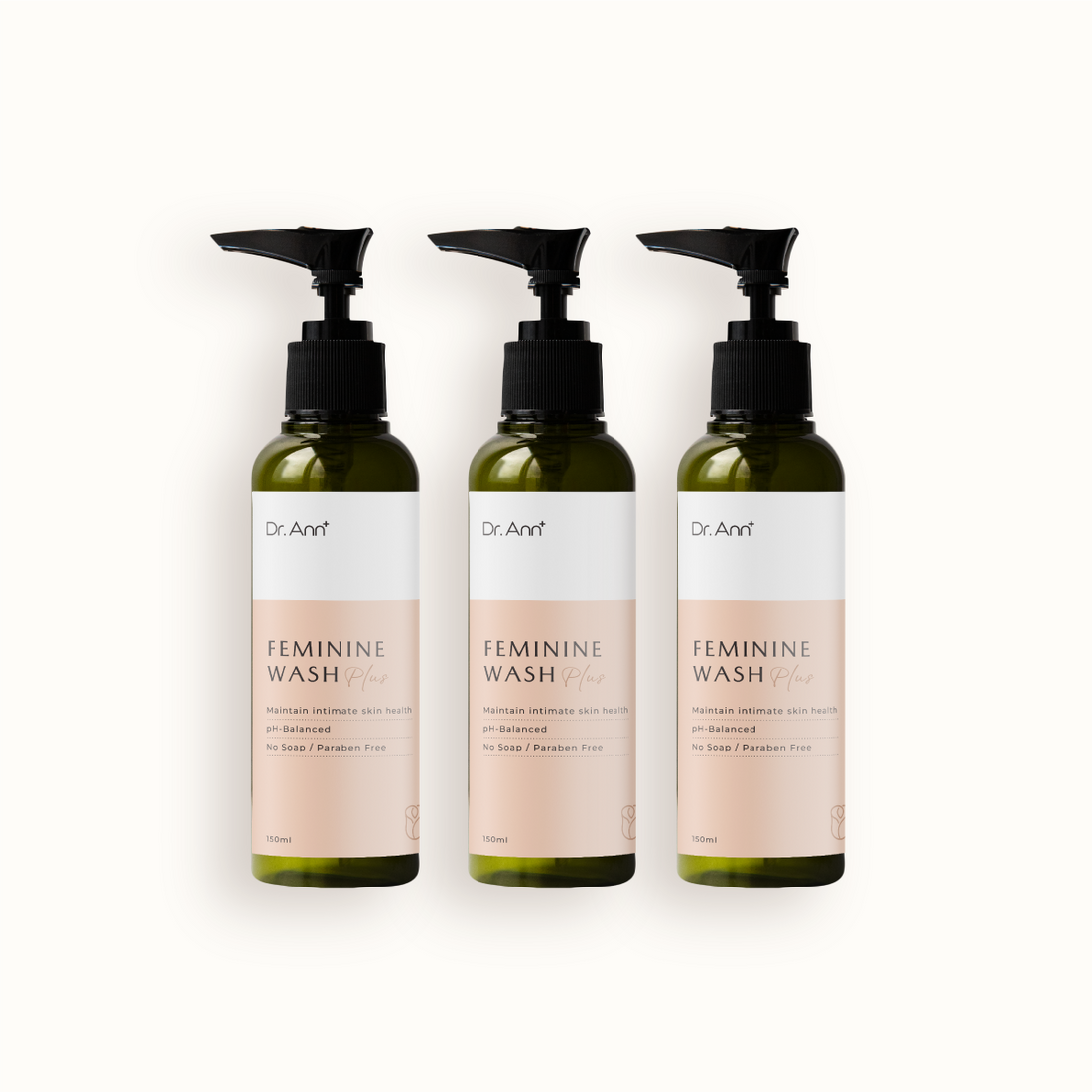 Dr. Ann Feminine Wash - 150ml × 3