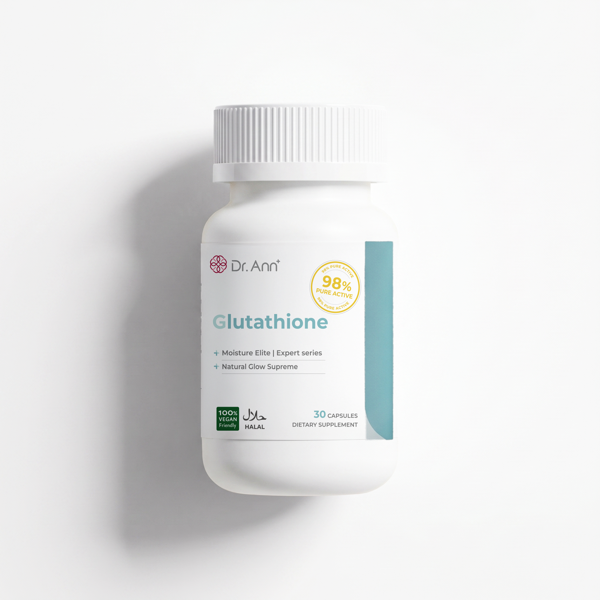 Glutathione — Skin Brightening Support, 98% Purity (30 Capsules)