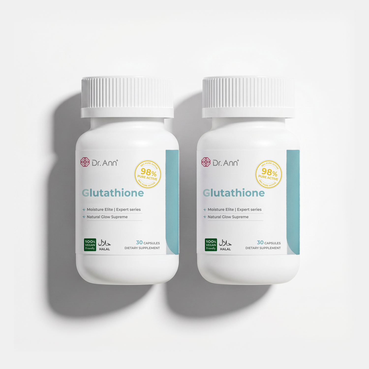 Glutathione — Skin Brightening Support, 98% Purity (30 Capsules)